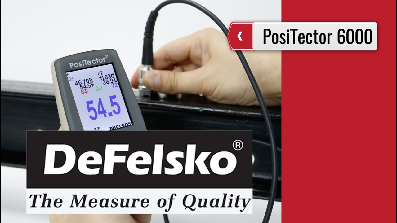 PosiTector 6000 - Coating Thickness Gauge (product video presentation)