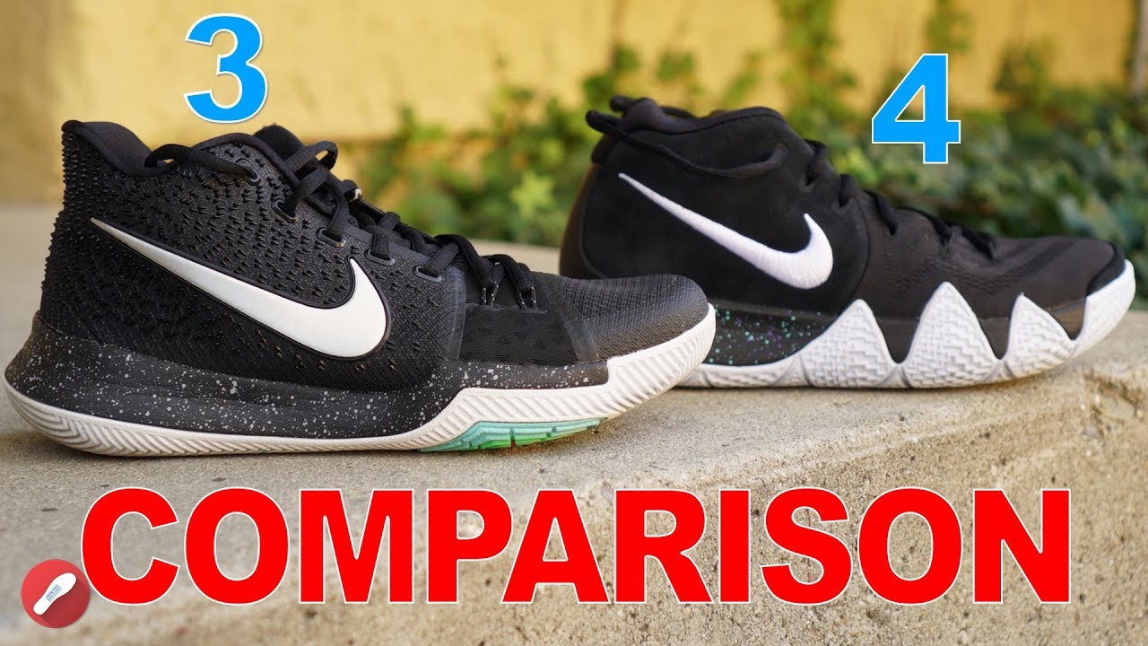 Nike Kyrie 3 & Kyrie 4 Comparison!