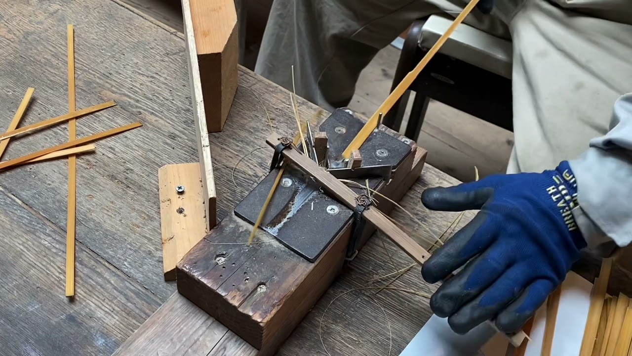 7 * 竹筬の作り方【竹の幅を揃える】