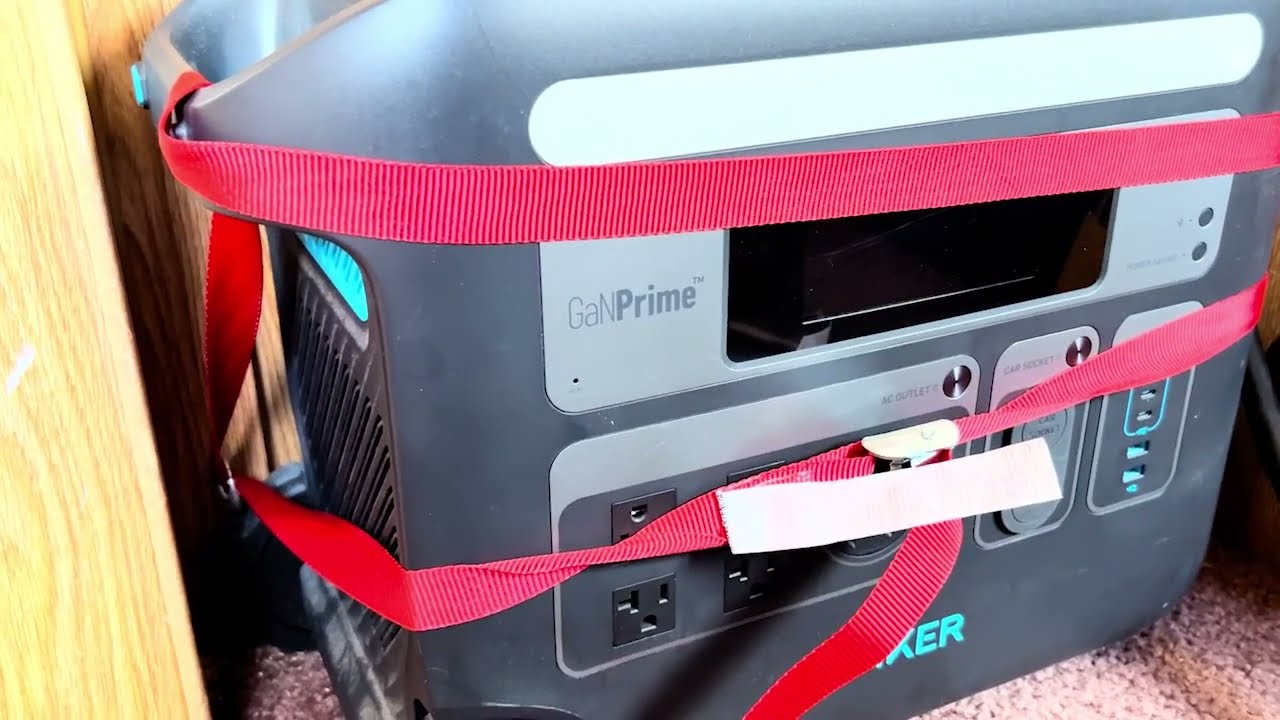 Anker, Solix F2000 Portable Power Station Installed in my motor home