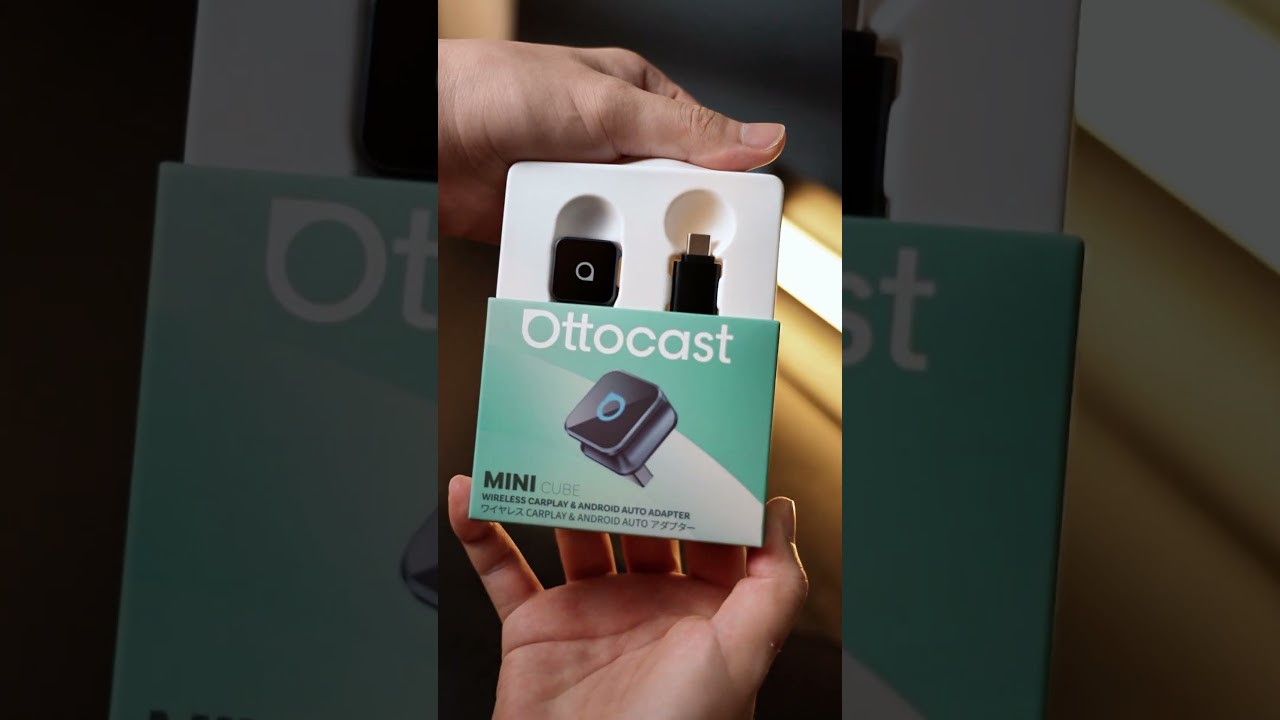 Transform Your Car with Ottocast Mini Cube 3.0: Wireless CarPlay & Android Auto in Second.