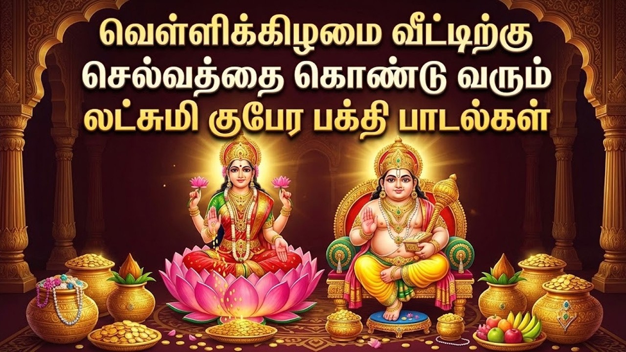 Friday Lakshmi Kubera Mantra | Money Attraction Chant 108 Times Lakshmi Kubera Mantra & Bhakti Songs