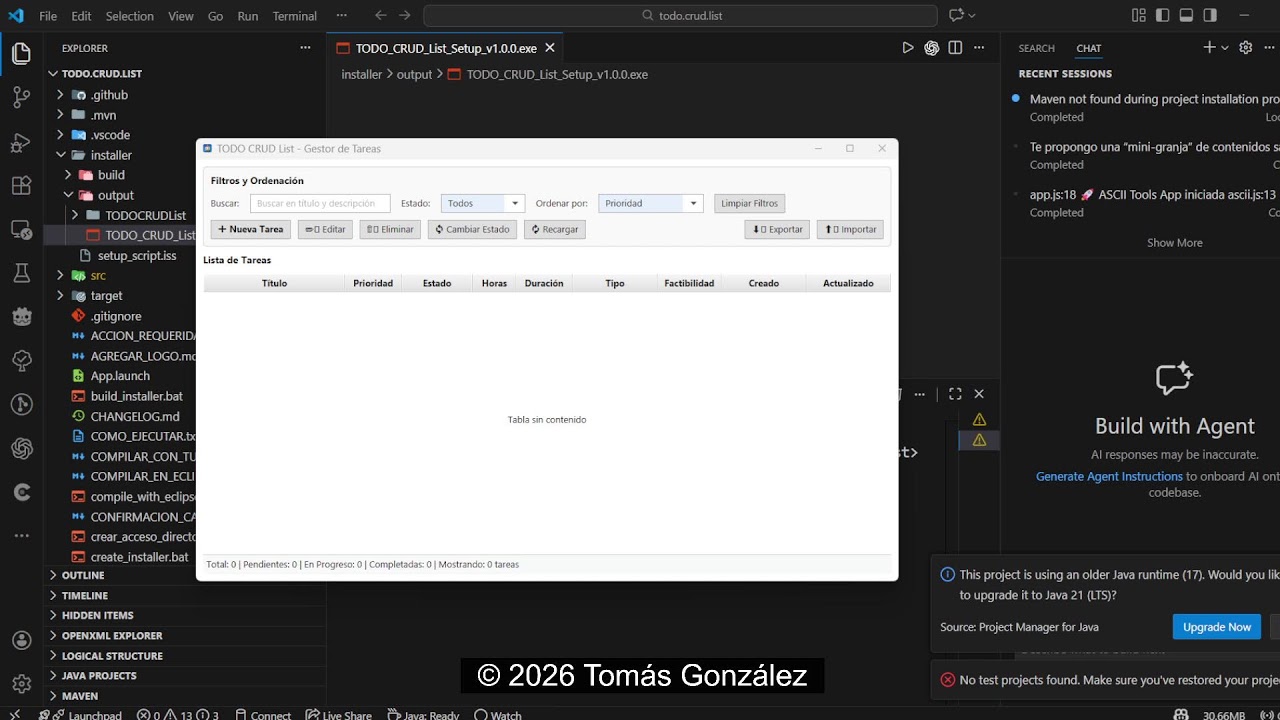 JavaFX en Vivo: Finalizando la App To-Do (CRUD + Prioridades + Filtros + Guardado JSON)