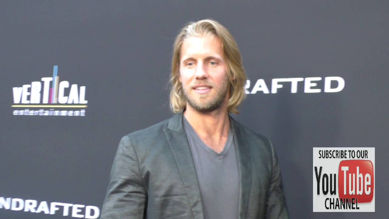 Matt Barr at the Undrafted Premiere in Hollywood