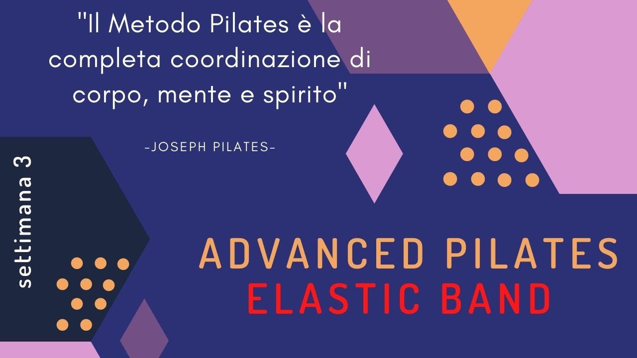 Advanced Pilates con BANDE ELASTICHE - settimana 3