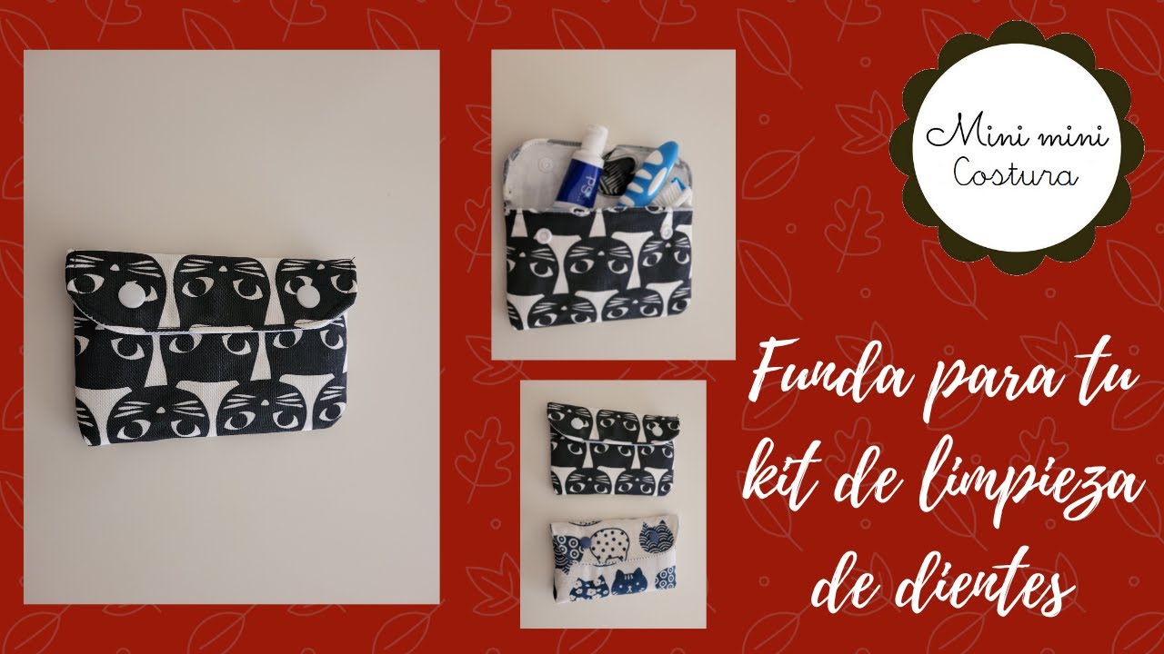 TUTORIAL: FUNDA PARA CEPILLO DE DIENTES/DICCIONARIO ALBACETEÑO ESPAÑOL      #funda #tutorialcostura