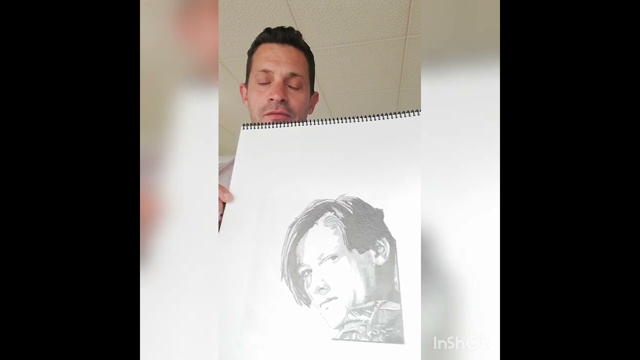 Dibujo John Connor, Terminator 2,Edward Furlona