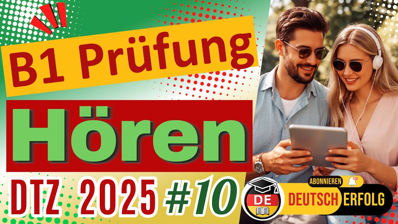 Hören B1 | Modelltest 2025 | Übung mit Lösungen | Deutsch DTZ