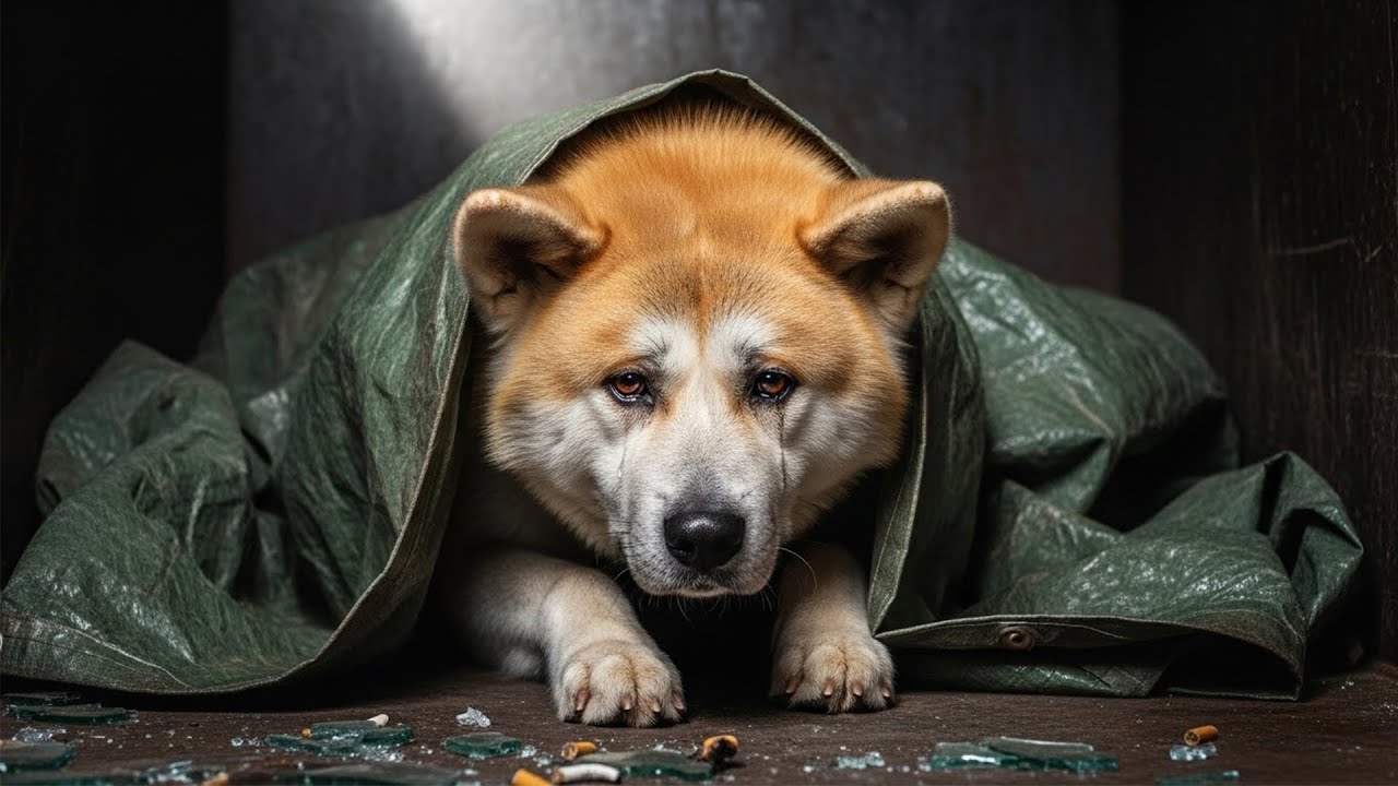 ゴミ箱の中で泣きながら瞬きをする犬…女性が抱き上げた瞬間、恐怖に凍りついた