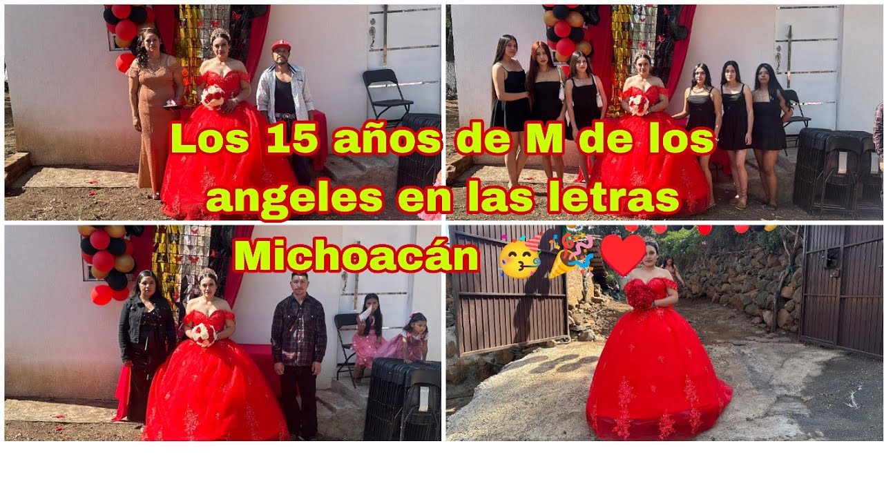 Los 15 años de M de los angeles en las letras Michoacán 