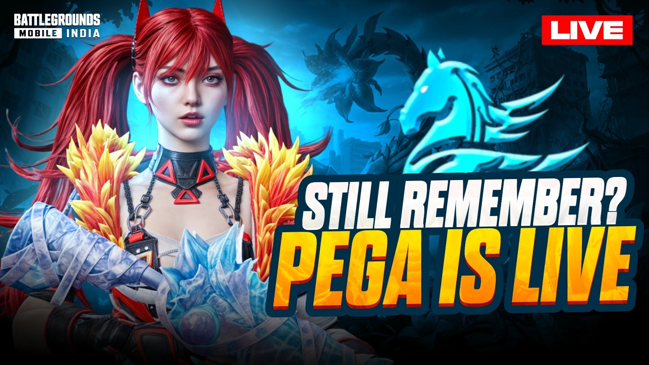 Bgmi live with Pegasus | Pega Is Live w BGMI
