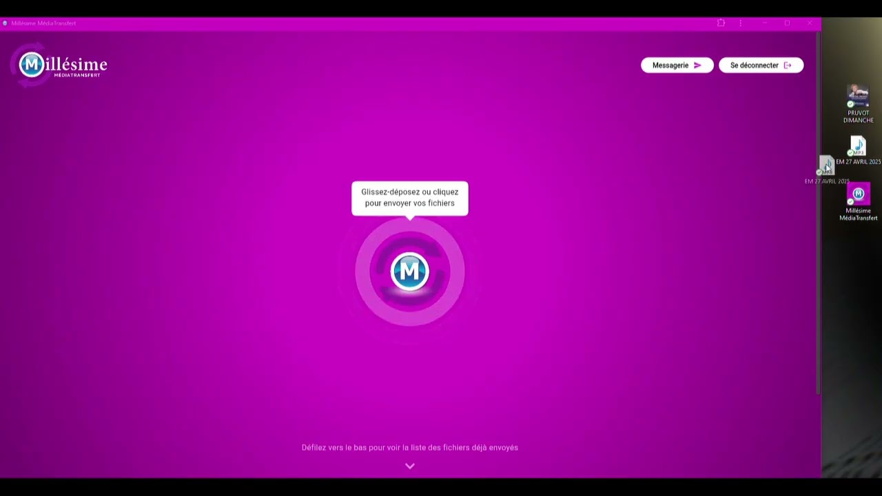 Millésime Média transfert