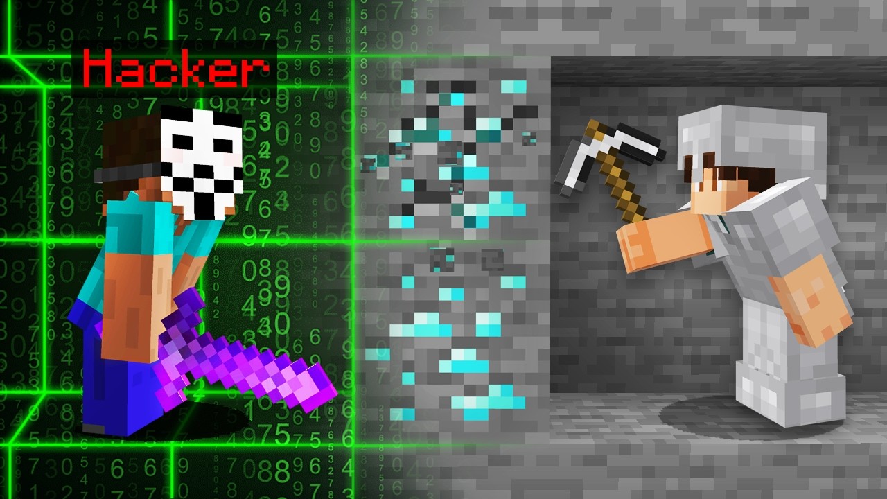 Surviving a Hacker Hunter in Minecraft...