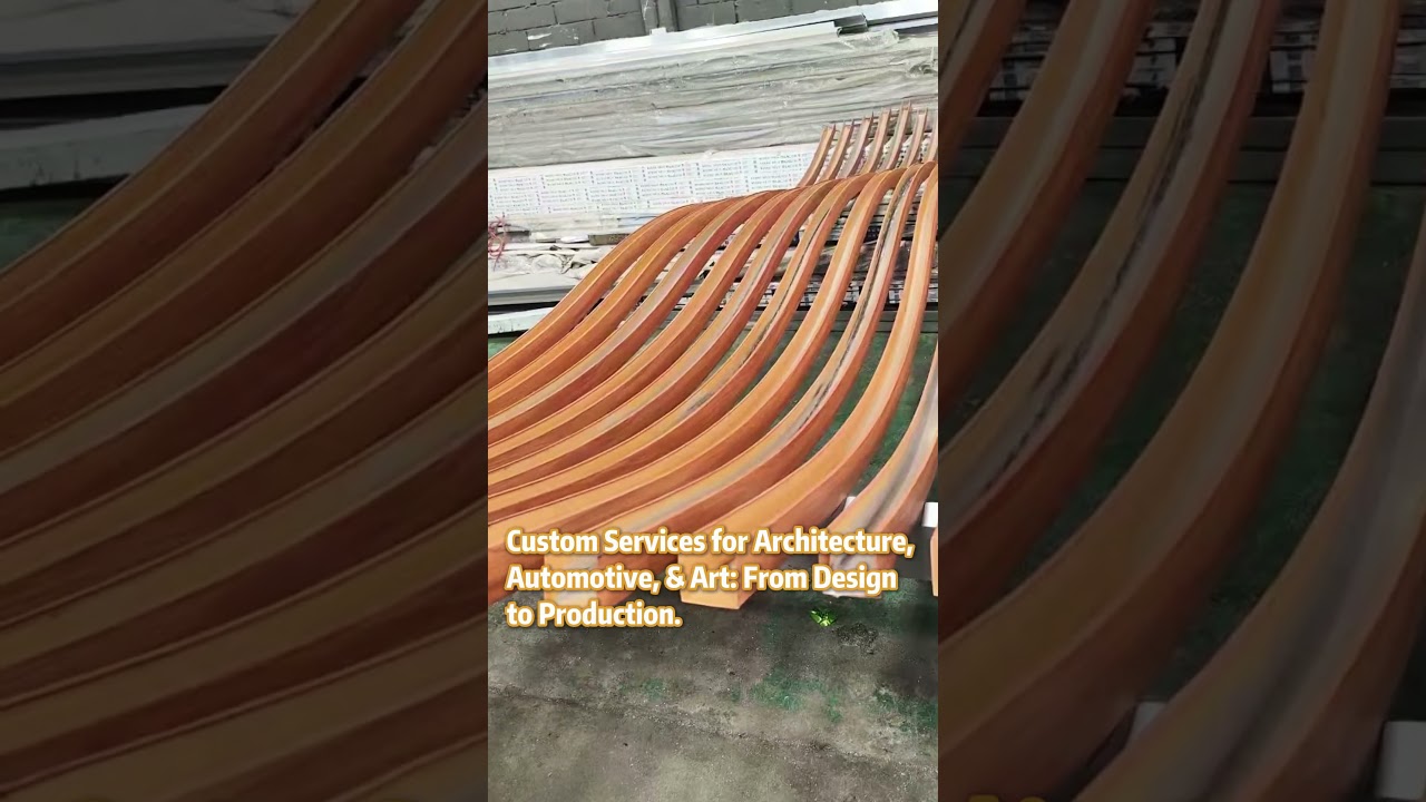 China professional aluminum profile bending twisting manufacturer #aluminumfactory#bending#twisting