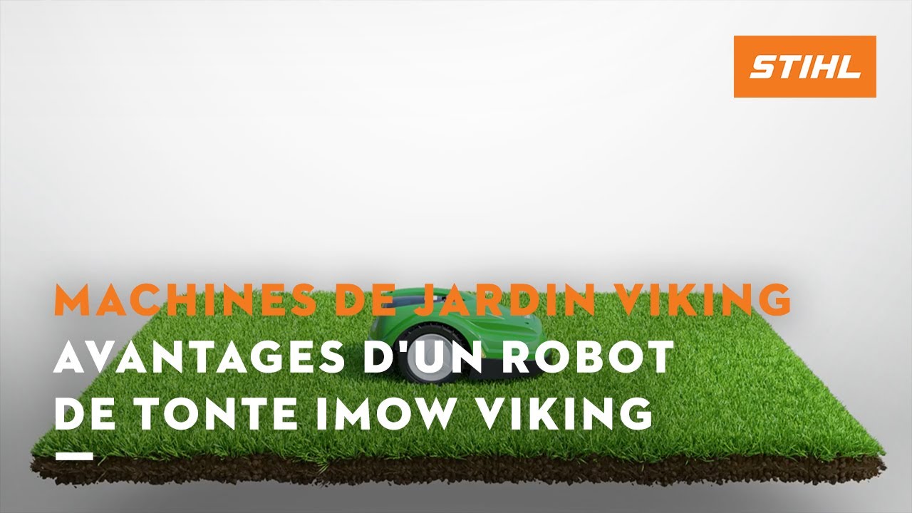 Avantages d'un robot de tonte iMow VIKING - Machines de jardin VIKING