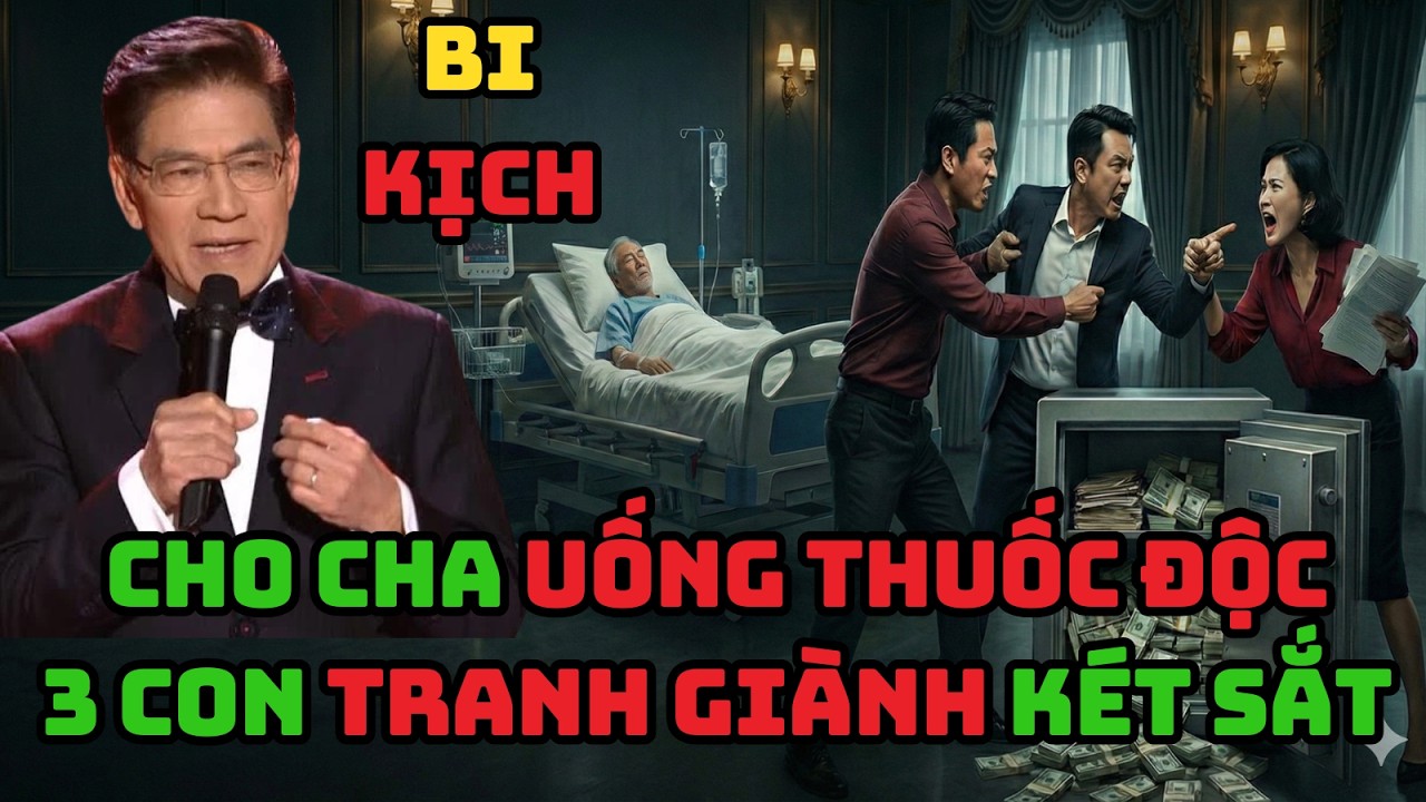 Bi Kịch Gia Đình Hào Môn: Cho Cha Uống Thuốc Độc, 3 Con Tranh Giành Tài Sản.