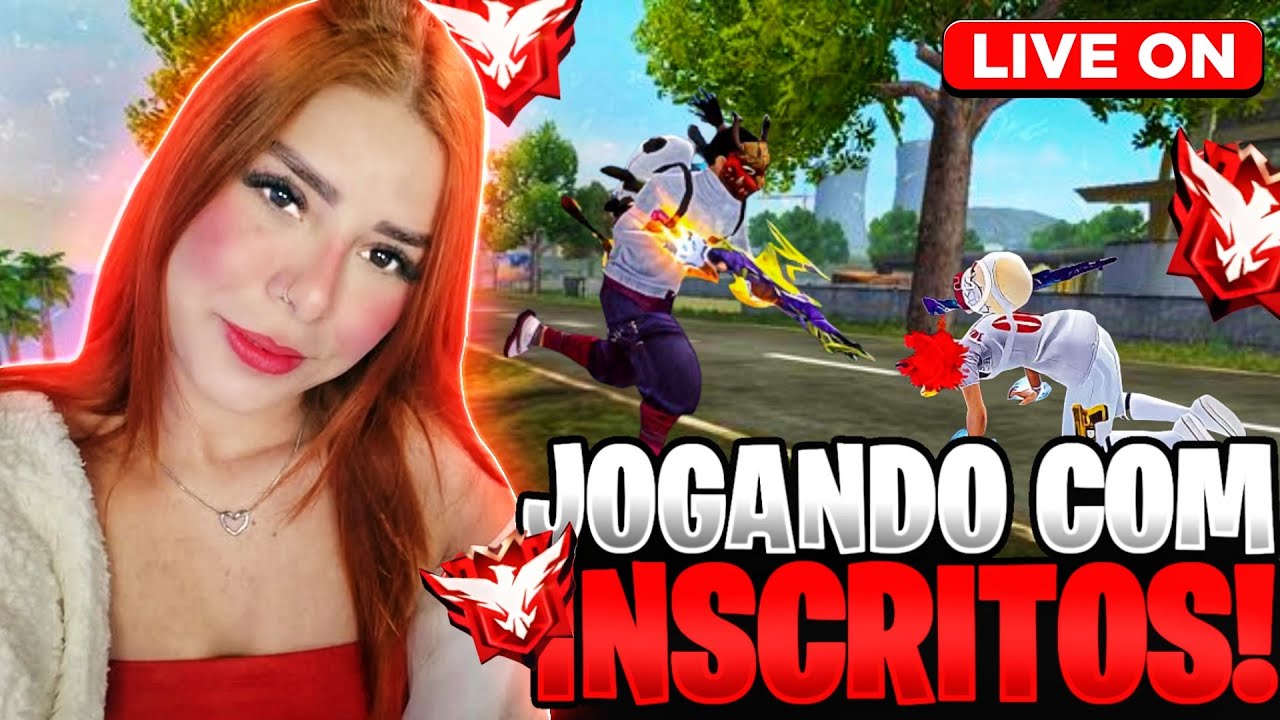 🔴😱JOGANDO COM A RUIVA😱🔴SEGUNDOU RUMO AO ELITE NA RANK COM INSCRITOS😱🔴