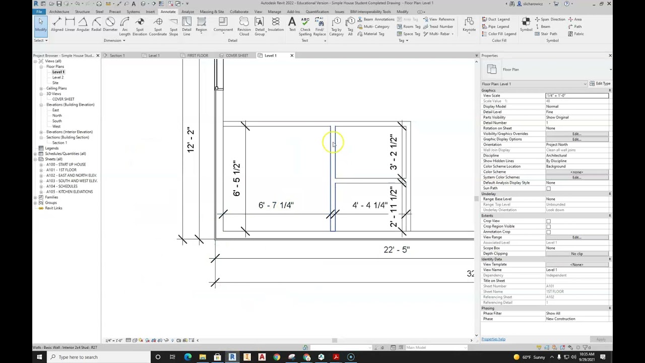 Revit Simple House Renovation Project
