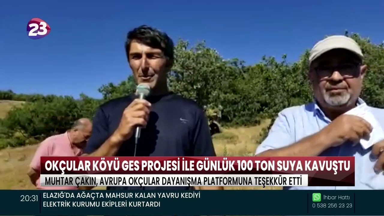 OKÇULAR KÖYÜ, GÜNEŞ PANELLERİ İLE ELEKTRİK ÜRETİMİ YAPARAK GÜNLÜK 100 TON SUYA KAVUŞACAK