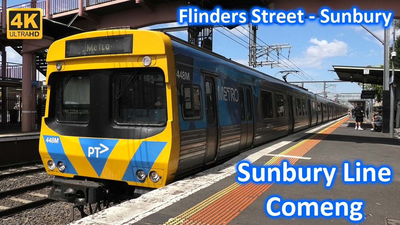 Flinders Street - Sunbury on a Comeng; last day on the Sunbury Line - Metro Trains Melbourne [4K]