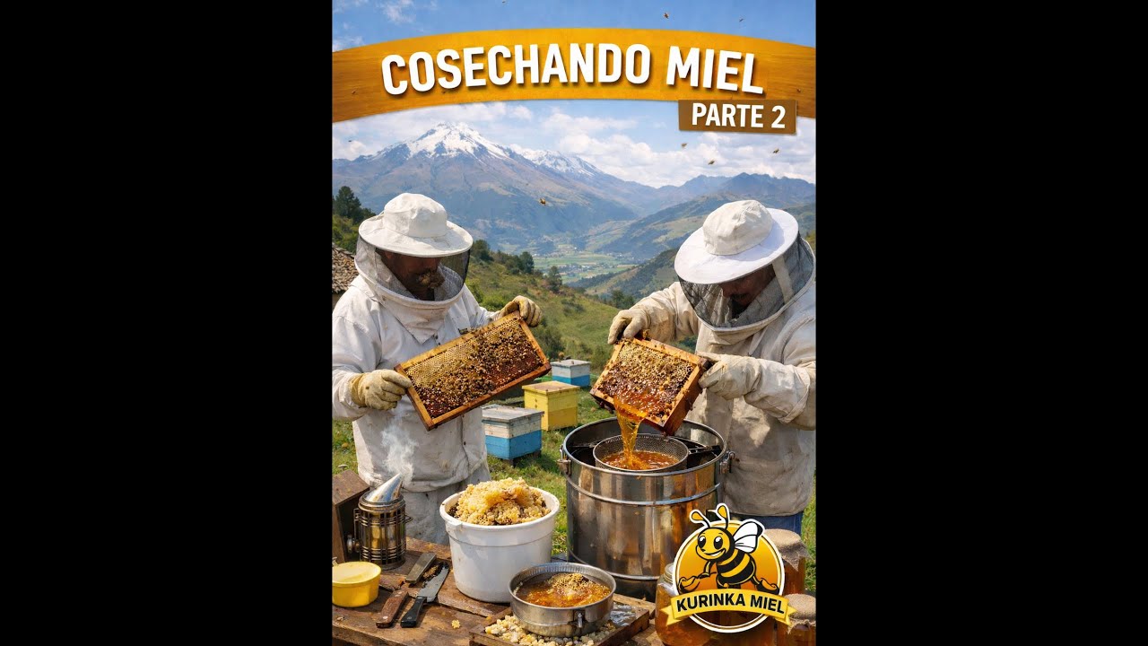 Me encuentro cosechando la Miel amigos😎😋🐝PT.2