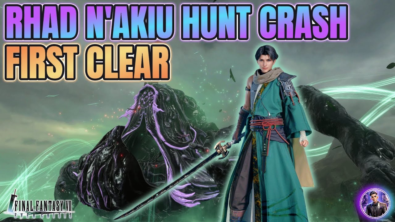 [Final Fantasy 7 Ever Crisis] RHAD N'AKIU CRASH FIRST CLEAR! Solo & Co-op Feat. Angeal Seph Red XIII