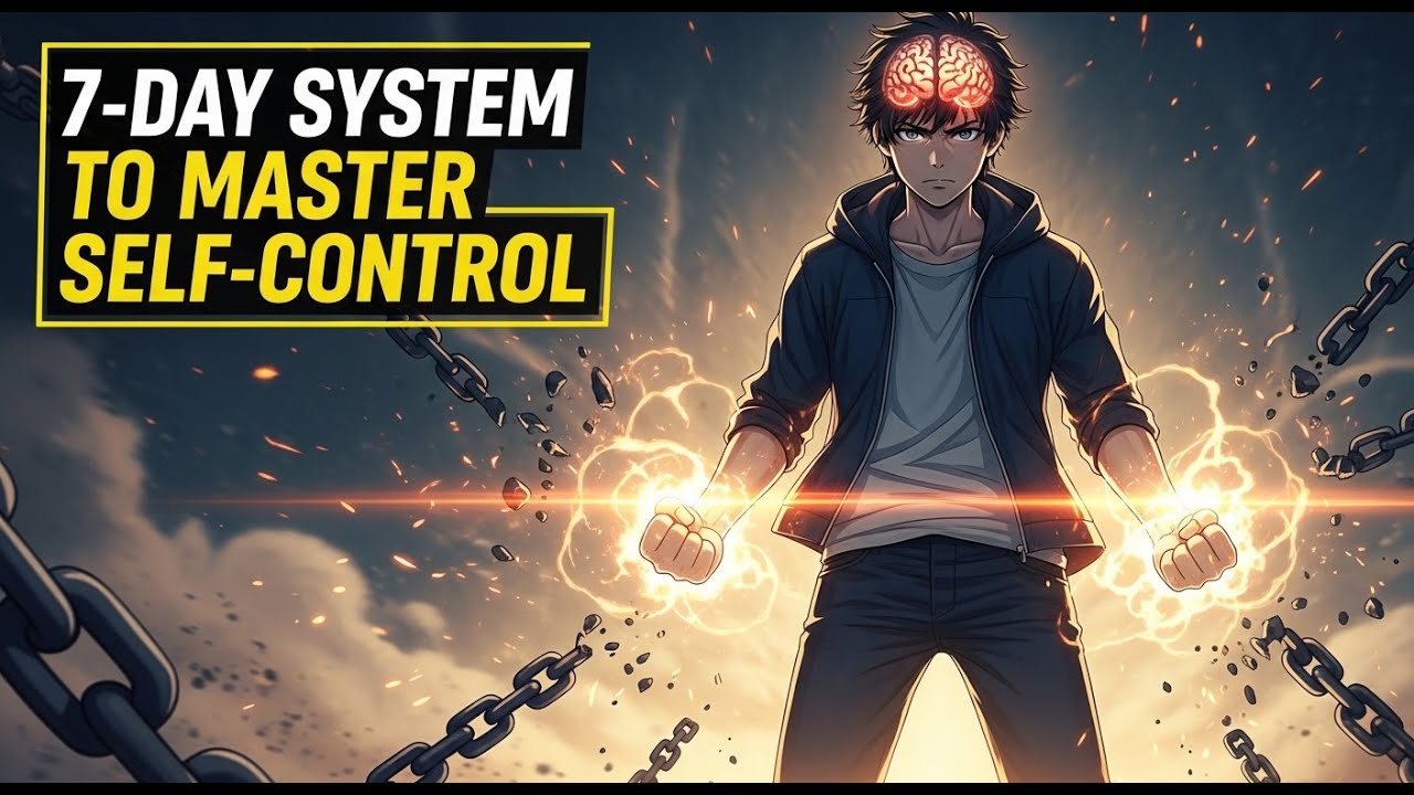 7-Day System to Master Self-Control (Stop Being Weak)