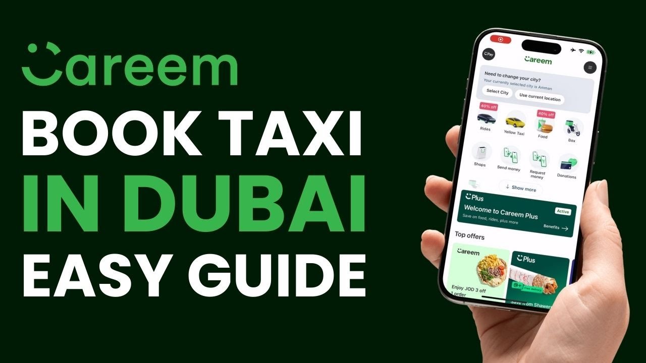 How to Book Careem Taxi in Dubai !