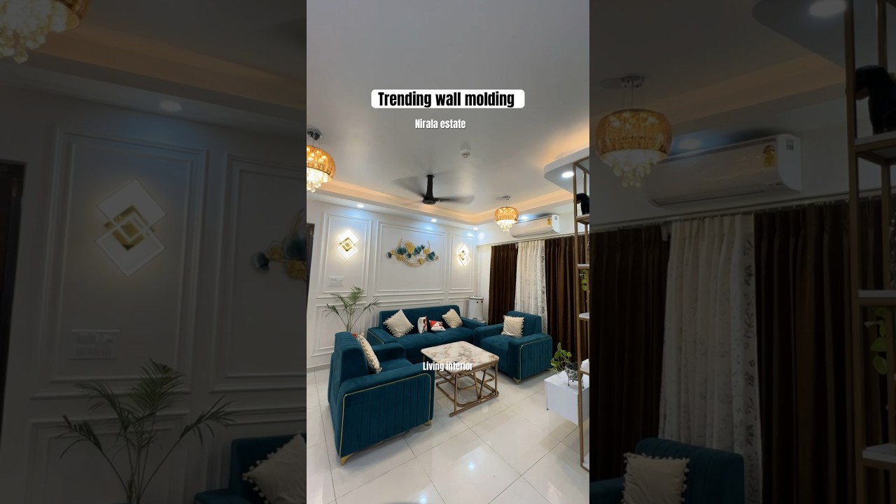 Trending wall molding design 