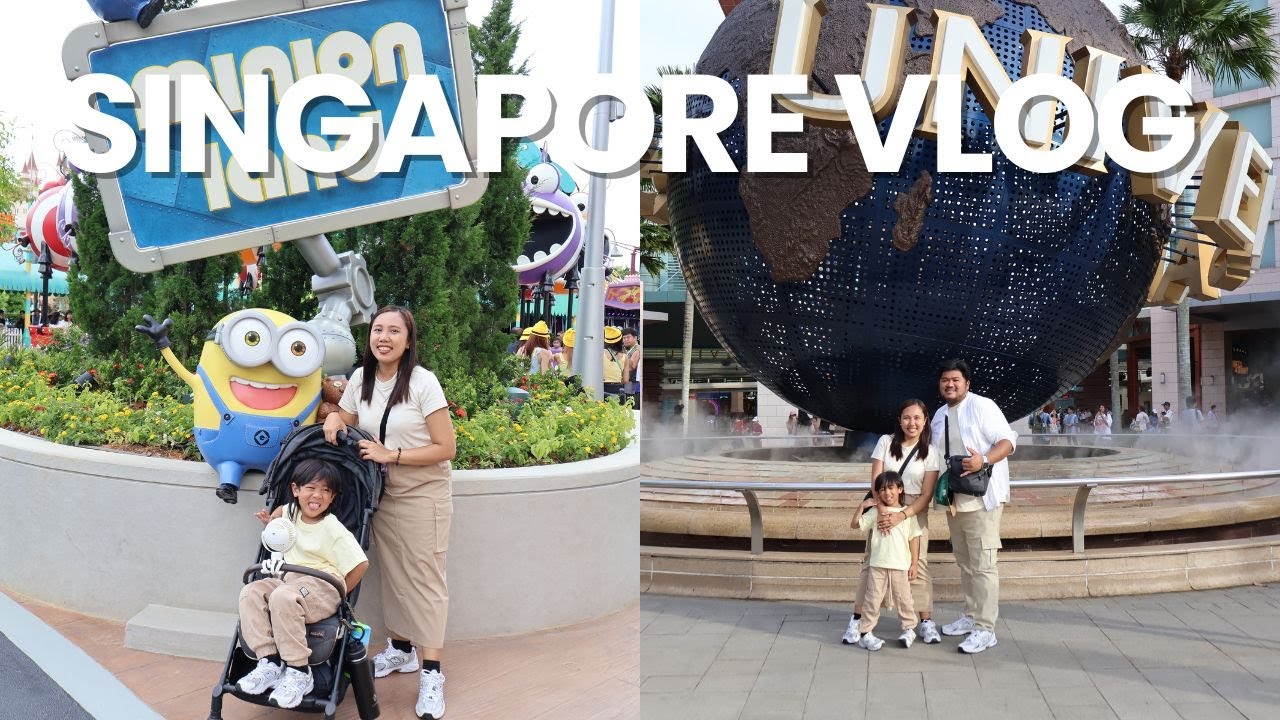 Let's go to Universal Studios Singapore 💛 Exploring Minion Land & kid-friendly rides 🎢 | We The TZN