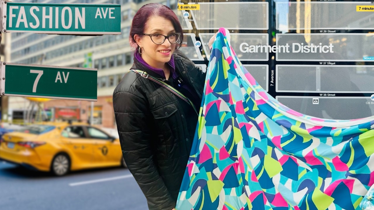 I went fabric shopping in New York City!! Garment District Fabric Haul 2025