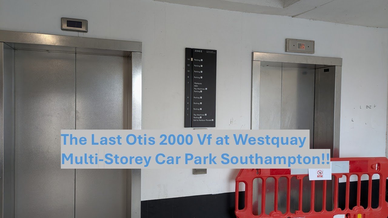 The Last Otis 2000 Vf at Westquay Multi-Storey Car Park Southampton!!
