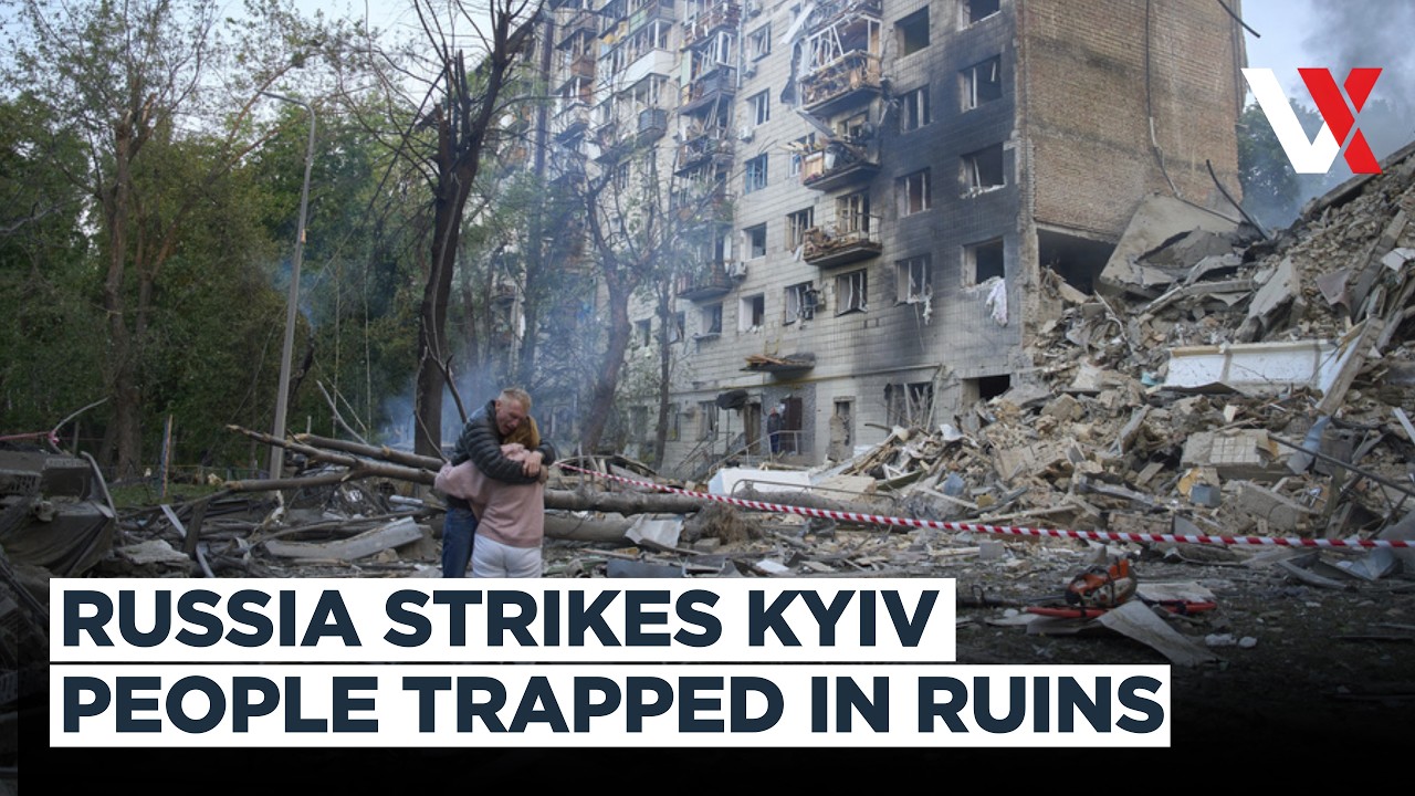 Building Collapses, Residents Trapped Under Rubble As Russia Pounds Kyiv | VERTEX