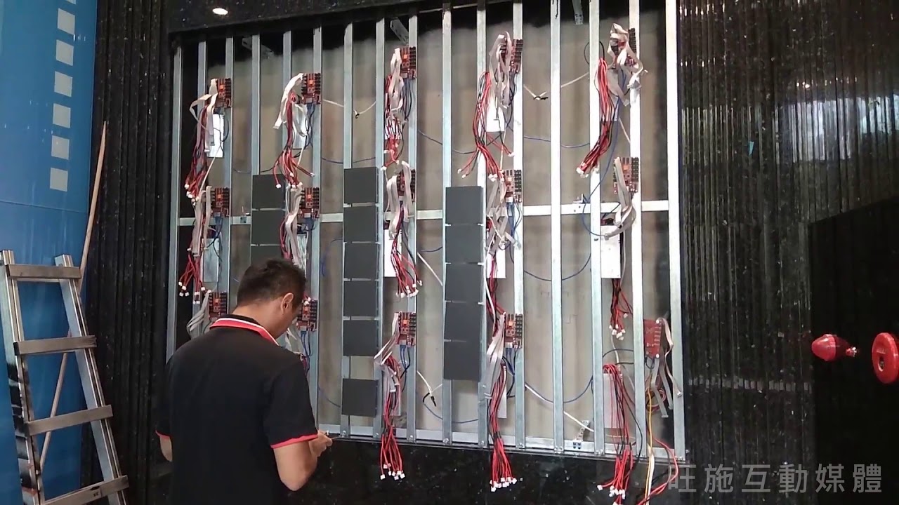 某建設公司-P2.5 LED電視牆安裝
