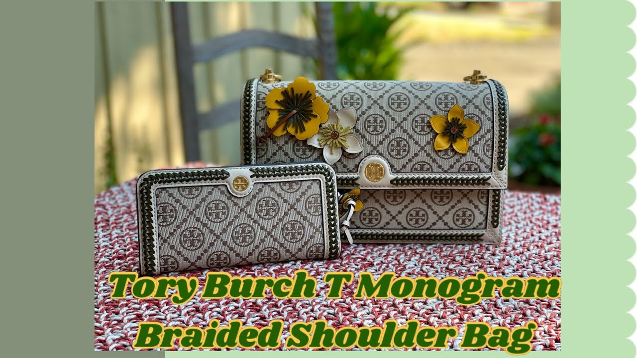 Tory Burch T Monogram Braided Shoulder Bag Unboxing