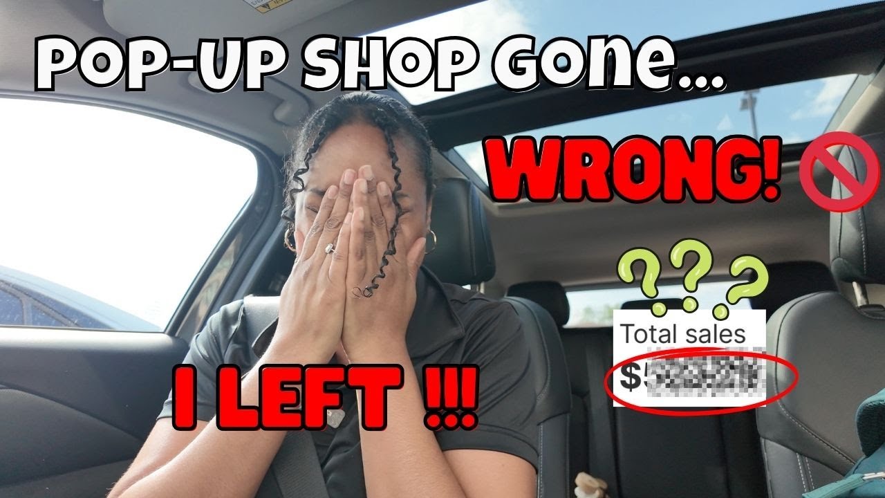 Small Business Pop-Up Shop Gone Wrong! 🚫 What I Learned from My Worst Event of 2025