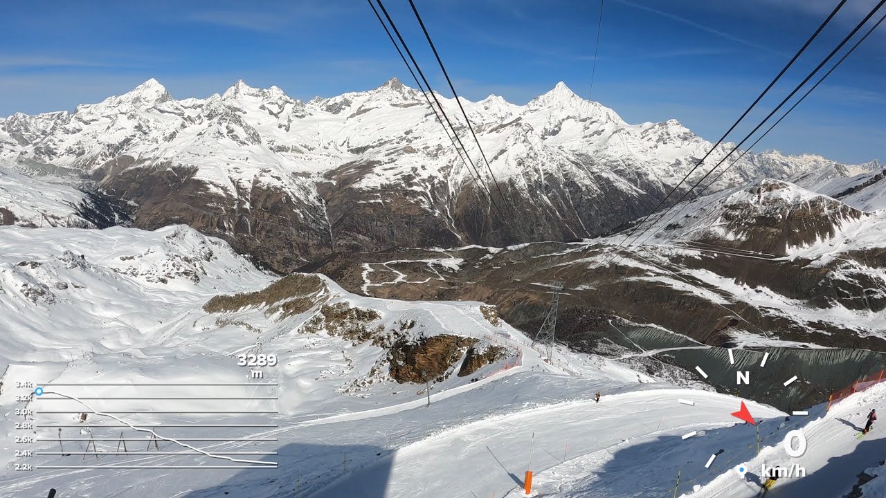 Zermatt: Hohtalli to Gant via slope #28 RELOADED in April’22