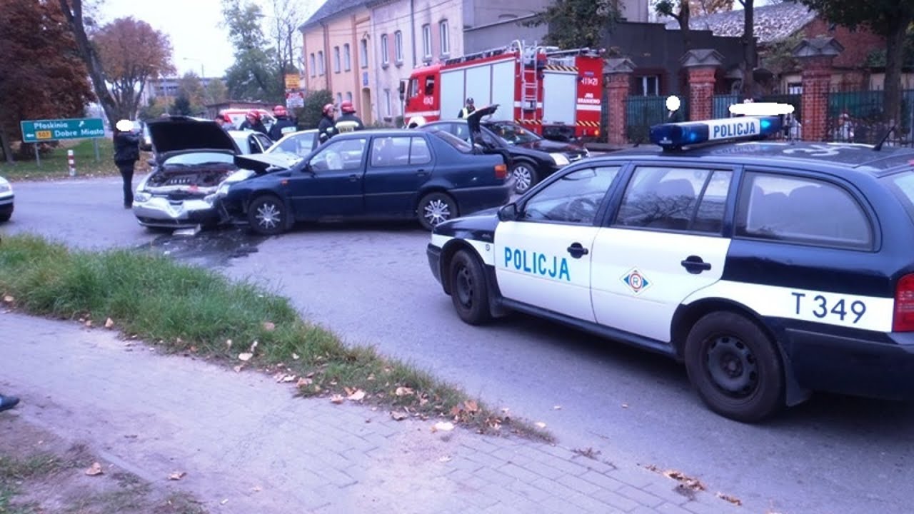 Pożar i dwie kolizje - pracowita niedziela braniewskich służb[video]