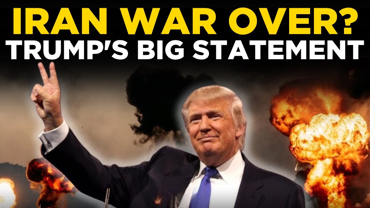 Trump Speech LIVE | Iran-US Conflict Over? Trump's Announcement Sparks Debate Worldwide | US News