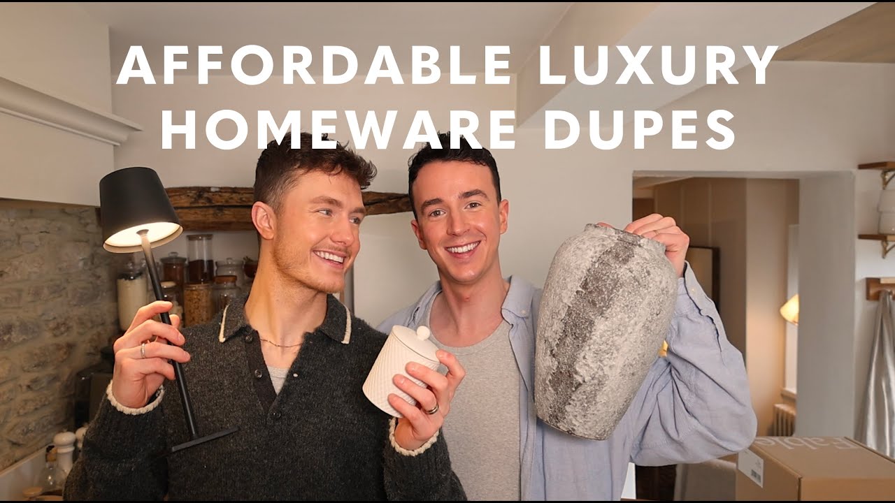 AFFORDABLE HOMEWARE DUPES & LUXURY HOME HAUL | Everything we bought in a month | TobysHome