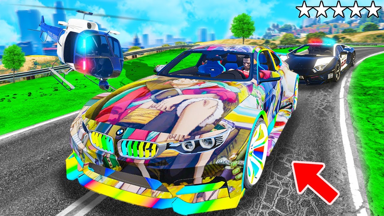 POLIZEI verfolgt ONE PIECE AUTO in GTA 5! (Polizei vs. Dieb)