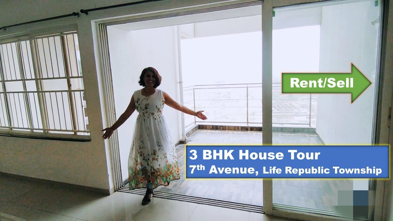 3 BHK House Tour - 7th Avenue, Life Republic Township | Sample Flat Tour.