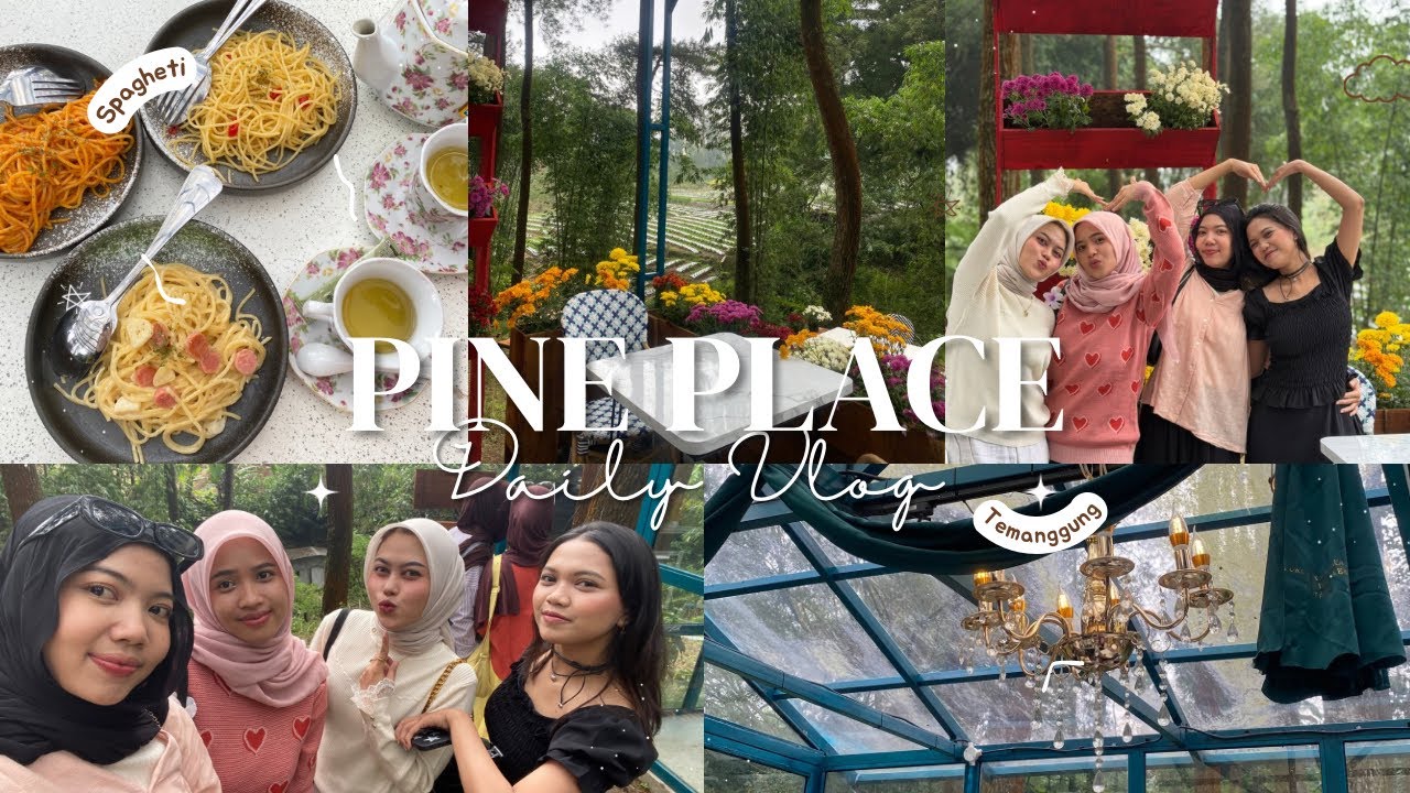 cafe cantik di Temanggung vibe bunga bunga || PINE PLACE 