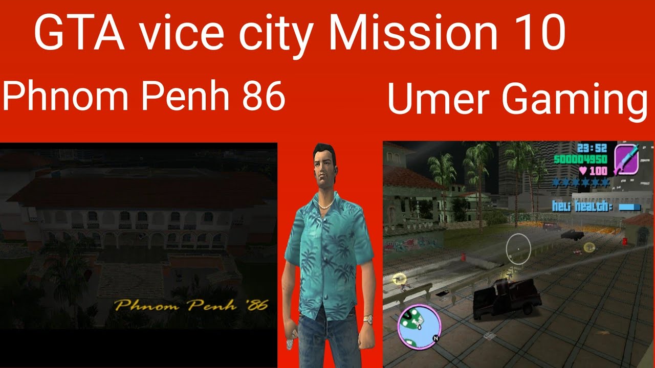 GTA Vice City – Mission 10 | Phnom Penh ’86 | Full Gameplay (Urdu/Hindi)