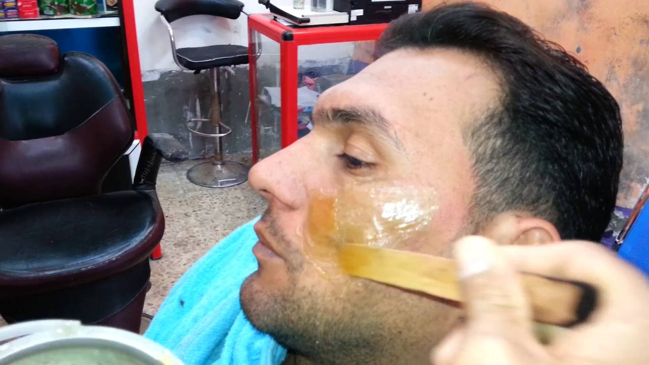 تعليم الحلاقة للمبتدئين - من علي الحلاق 07706710967 ستخدام شمع