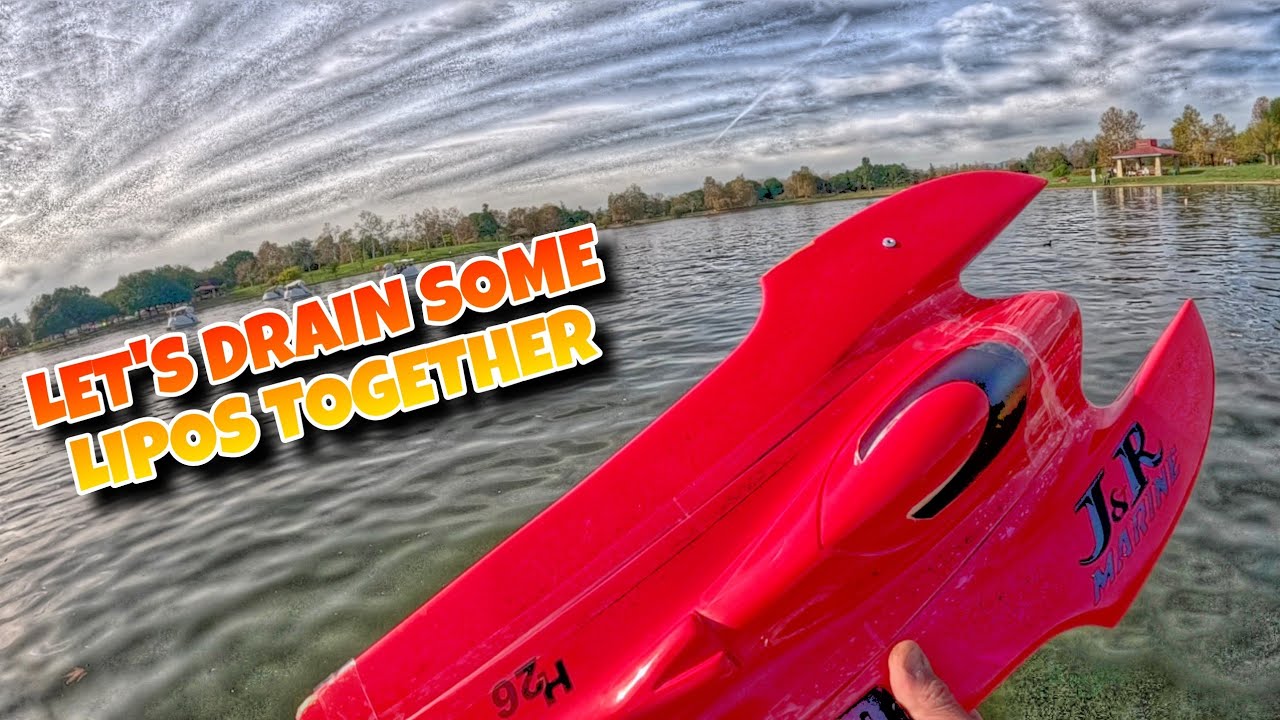 Гидроплан J&R Marine H26 RC: избегание птиц и...🧘