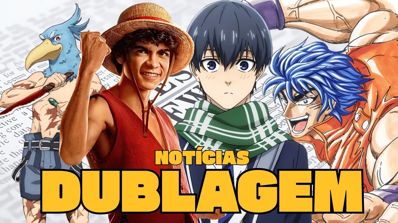 NOTÍCIAS DE DUBLAGEM!! BLUE LOCK, ONE PIECE, TORIKO E SHANGRI-LA FRONTIER!!