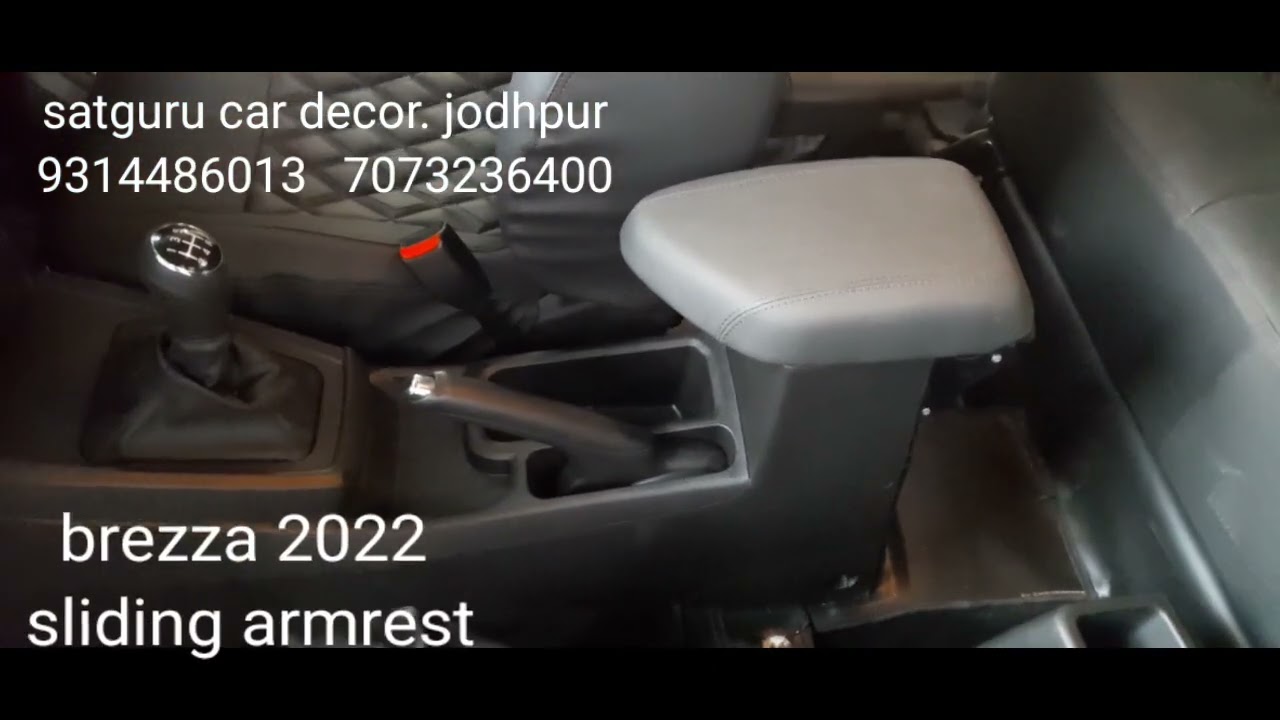 brezza 2022 sliding armrest .....👍👍👍