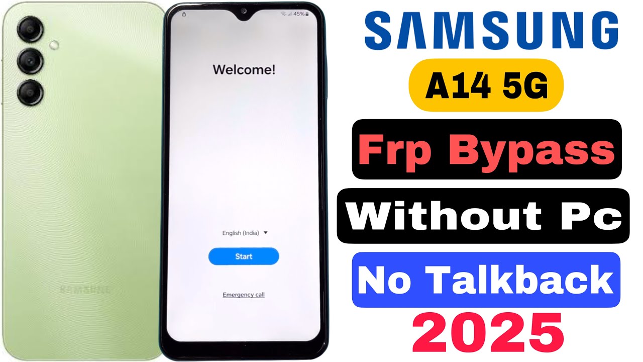 Samsung A14 Frp Bypass | Without Pc | Google Account Lock Unlock - New Security Update 2025