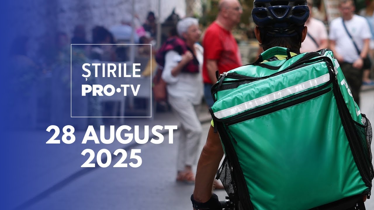 Știrile PRO TV - 28 August 2025 | Curier străin atacat pe stradă